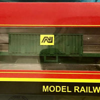 AKBX-529E PLM-PD613C529 Powerline Slab Steel Bogie Open Wagon (No Doors) AN Green HO Scale "Buy (mix models) two or more post free.