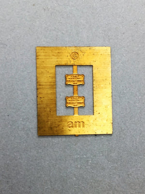 AM Models : AM-6 Builders Plates-C.35/C.36/Rail Tractors NSWGR - Etch Brass HO