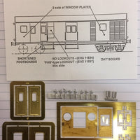 AM Models : KT 01 ‘EHG’ Detailing Kit, NSWGR - Brass Etch HO scale