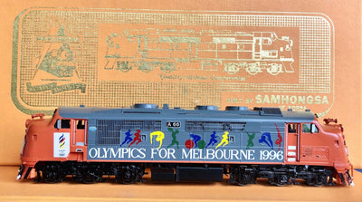 PSM Victorian Railways 'A' CLASS A66 OLYMPIC LIVERY LIMITED EDITION No 84 of 100 LOCOMOTIVE BRASS MODEL By PRECISION SCALE MODELS BRASS.