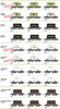BMT SDS Models: NSWGR: BMT Milk Tank Car: DAIRY FARMERS MILK  on side of the tank Pack B