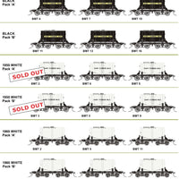 BMT SDS Models: NSWGR: BMT Milk Tank Car: DAIRY FARMERS MILK  on side of the tank Pack B
