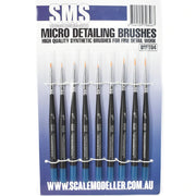 SMS - Synthetic Micro detailing brush set 9pc