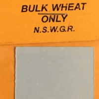 BULK WHEAT ONLY Decal for NSWGR Wheat Wagons will do 10 wagons. Ozzy Decals CHSK83