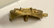 3835 - C38 SAND BOX COVER for NON STREAMLINED  C38 locomotive NSWGR, Ozzy Brass  .