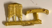 3847 - C38 Class Nigger Head Cover & Tender Coal Doors NSWGR - Ozzy Brass :#B3847