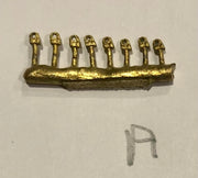 3839 C38 Class both versions locomotive Handrail Stanchions Stand Off's (32) Ozzy Brass Detailing Parts
