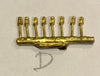 B3839 C38 Class both versions locomotive Handrail Stanchions Stand Off's (32) Ozzy Brass Detailing Parts