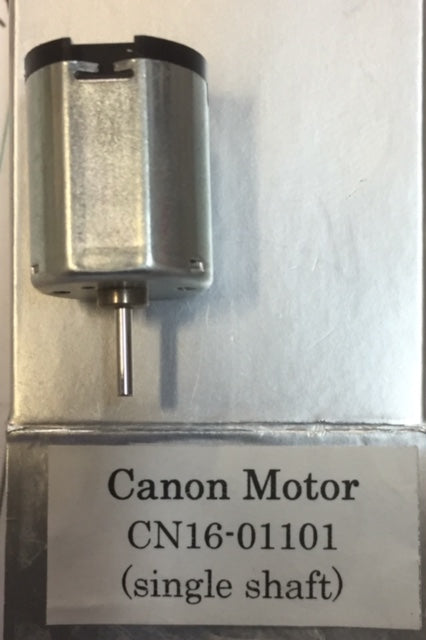 Motor CANON: 20mm L x 16mm W with 1.5mm x 7mm shaft CANON MOTOR 12 VOLTS SINGLE END SHAFT. +
