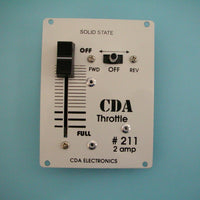 CDA: #211  2 AMP PANEL MOUNT CONTROLLER/THROTTLE