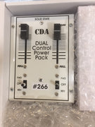 CDA: #266  DUAL TRAIN CONTROLLER/THROTTLE POWER PACK DC TRANSFORMER suitable for use with DC, DCC/SOUND locomotives