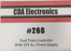 CDA: #266  DUAL TRAIN CONTROLLER/THROTTLE POWER PACK DC TRANSFORMER suitable for use with DC, DCC/SOUND locomotives
