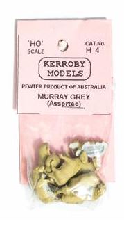 Kerroby Models: H4 MURRAY GREYS ASSORTED POSES (10)painted