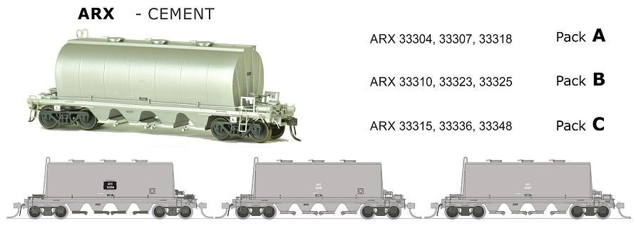 ARX SDS Models: ARX: Cement Wagon: CEMENT GRIME PACK B.