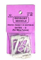 Kerroby Models: H46D. GATES FOR WIRE FENCES (3) ONE IS 2 HALF GATES UNPAINTED.