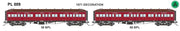 PL009 - 59 BPL / 68 BPL 1971 Victorian Railways: PL Series Passenger Carriages:  PL009 59 BPL / 68 BPL 1971 *