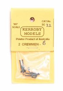 Kerroby Models: H22 CREWMEN B. DRIVER STANDING, FIREMAN SHOVELLING RIGHT HAND.