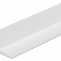 Evergreen 293 Angle 2.5mm or .100" 4 Piecses Evergreen Styrene