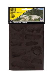 Woodland Scenics: - C 1231 - ROCK MOLD SURFACE ROCKS C1231