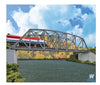 Walthers: Double-Track Railroad Arched Pratt Truss Bridge #933-4522