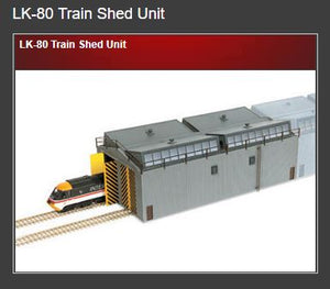 Peco: LK-80 Train Shed Unit LK80 00/HO Kit