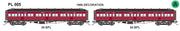 PL005 Victorian Railways: PL Series Passenger Carriages:  PL005 39 BPL / 84 BPL 1966