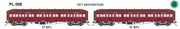 PL008 57 BPL / 67 BPL 1971 Victorian Railways: PL Series Passenger Carriages:  PL008 57 BPL / 67 BPL 1971