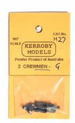Kerroby Models: H27 CREWMEN G. FAT D/SITTING, F/SITTING WITH CAP ON.