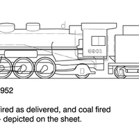 Class D59 2-8-2 HO Data Sheet drawing NSWGR locomotive