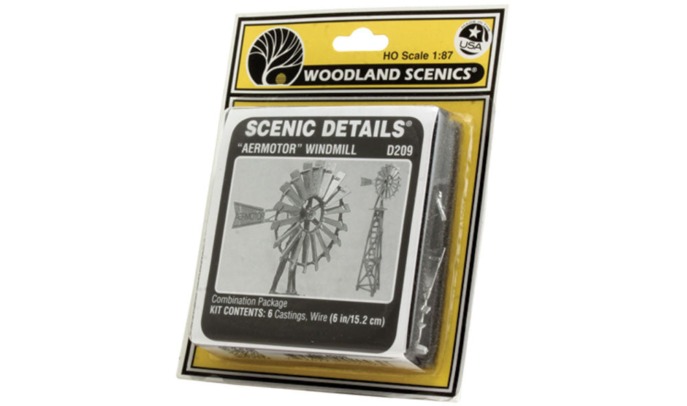 Woodland Scenics O Scale ~ New 2025 ~ Built & Ready ~ Old Farm Windmill Woodland Scenics O Scale ~ New 2025 ~ Built & Ready ~ Old Farm Windmill