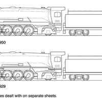 Class D57 4-8-2 HO Data Sheet drawing NSWGR locomotive