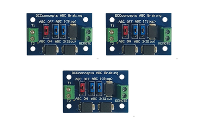DCCconsepts DCD-ABC.3 Pack of 3 ABC slow or stop modules *