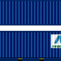 Southern Rail 48D16 : 48ft AUSTRALIAN DOMESTIC CONTAINERS 2 CONTAINER SET