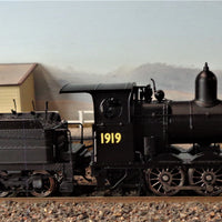 V 5. Z19 1919 DC, Thow Cab (Porthole). Headlight, Marker Lights, Baldwin Bogie Tender, Casula Hobbies Model Railways. RTR. DC