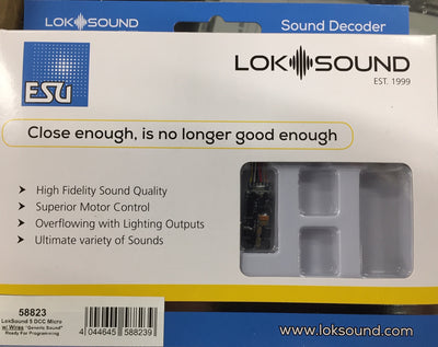 ESU 58823 LokSound 5 DCC MICRO Blank with Open wires 