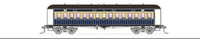 FO 025 AUSTRAINS NEO : End Platform Car FO 1423 BLUE & CREAM CAVES EXPRESS SPEAR CAR Single Car