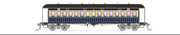 FO 025 AUSTRAINS NEO : End Platform Car FO 1423 BLUE & CREAM CAVES EXPRESS SPEAR CAR Single Car