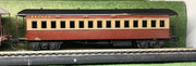 FO Brass 2nd class MATCH BOARD SIDES PASSENGER CAR TUSCAN & RUSSET BERG'S BRASS MODEL.