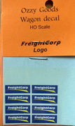 004 FreightCorp Locomotive Logos  (5 Logo's) CHSK 14 Ozzy Decals