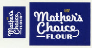 GVB 006 Gwydir Valley Models -  Mothers Choice Flour (Dark Mauve) -2 sizes to suit all scales.  Heritage Billboard Decals