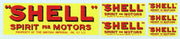 GVS 006 Shell Spirit for Motors Gwydir Ozzy Decals:  - 3 Sizes to suit all scales.  Heritage Billboard Decals