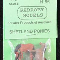 Kerroby Models: H96 Shetland Ponies