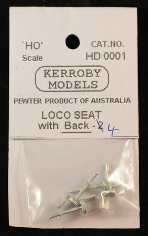 Kerroby Models: HD01 Loco Seat with back (4)