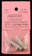 Kerroby Models - HD 0094 -  72'6 Carriage Water Tank & Filler Pipe (2)