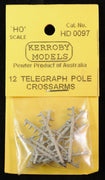 Kerroby Models - HD 0097 -  12 Telegraph Pole Cross arms