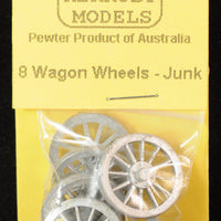 Kerroby Models - HD 104 -  8 Wagon Wheels - Junk