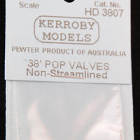 Kerroby Models - HD 3807 - 38' Pop Valves Non-Streamlined