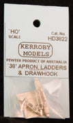 Kerroby Models - HD 3822 - 38'CL Apron Ladders & Drawhook
