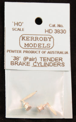 Kerroby Models - HD 3830 - 38'CL (Pair) Tender Brake Cylinders