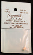 Kerroby Models - HD 3833 - Driver Window with Shade (for Lloyd's)